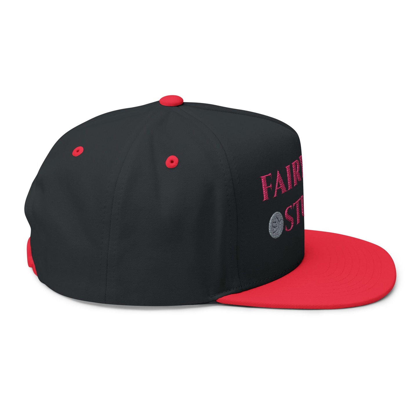 Flat Bill Cap — Fairyhill Studio Embroidered Logo Snapback