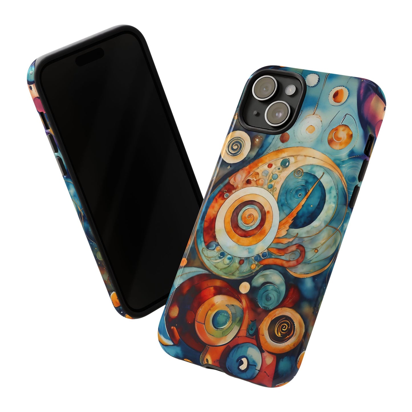 Phone Cases - Beautiful Abstract Circular Art Design