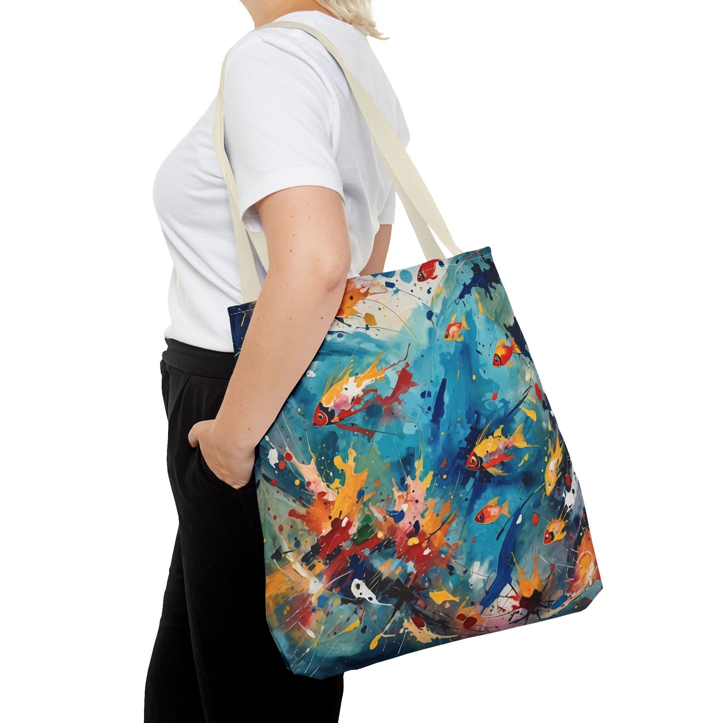 Fish Art Tote Bag