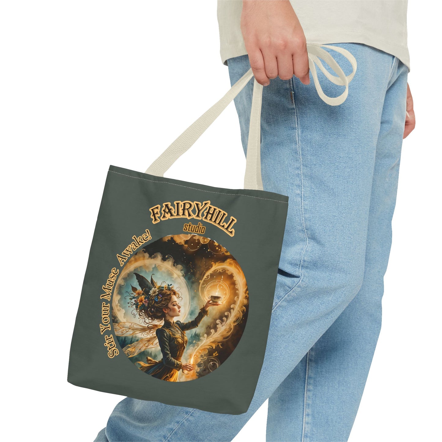 Fairy Tote Bag Embrace your Muse Art Coffee Lover Gift