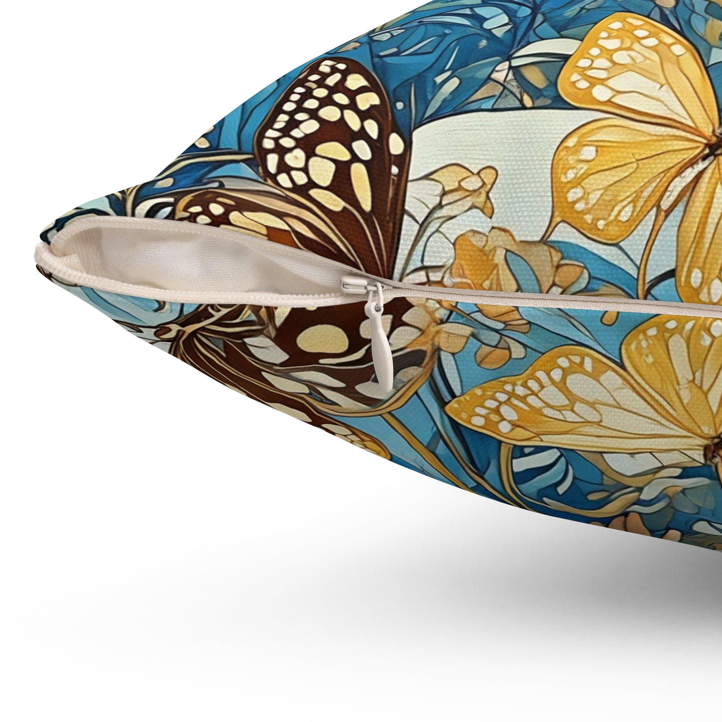 Butterfly Moon Goddess  Square Pillow -  by Fairyhill Studio