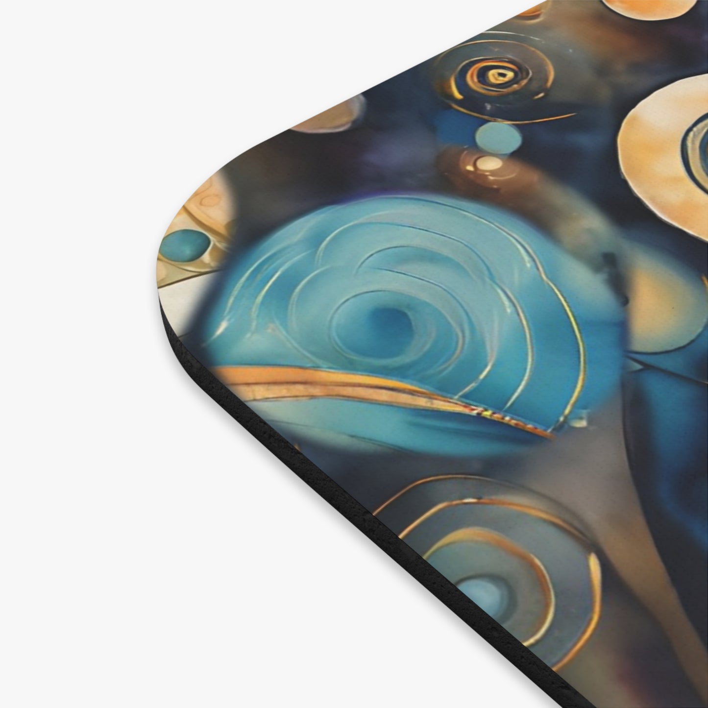Mouse Pad - Cosmic Swirls Colorful Abstract Art Desk Accessory