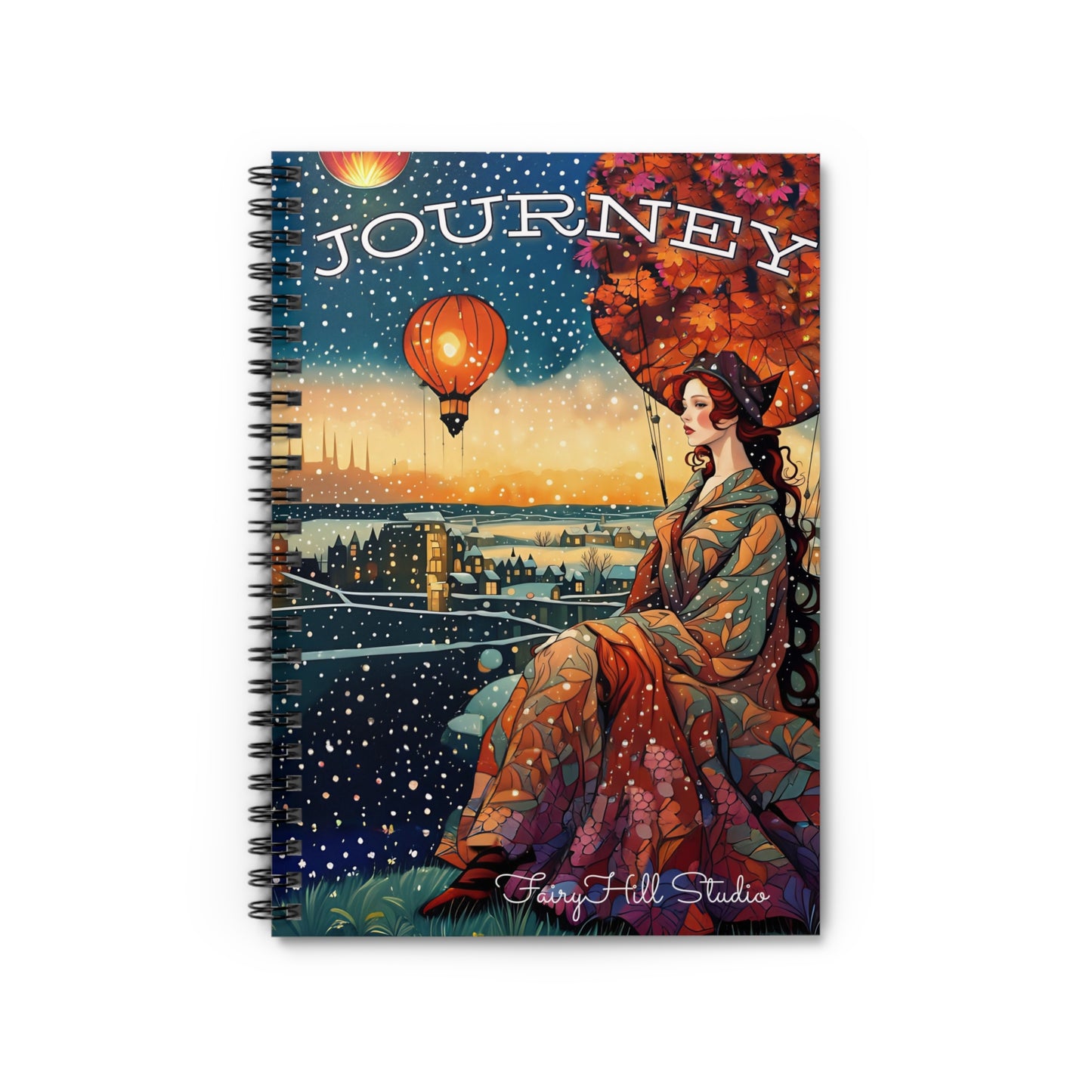 Spiral Notebook -  A Snowy Day