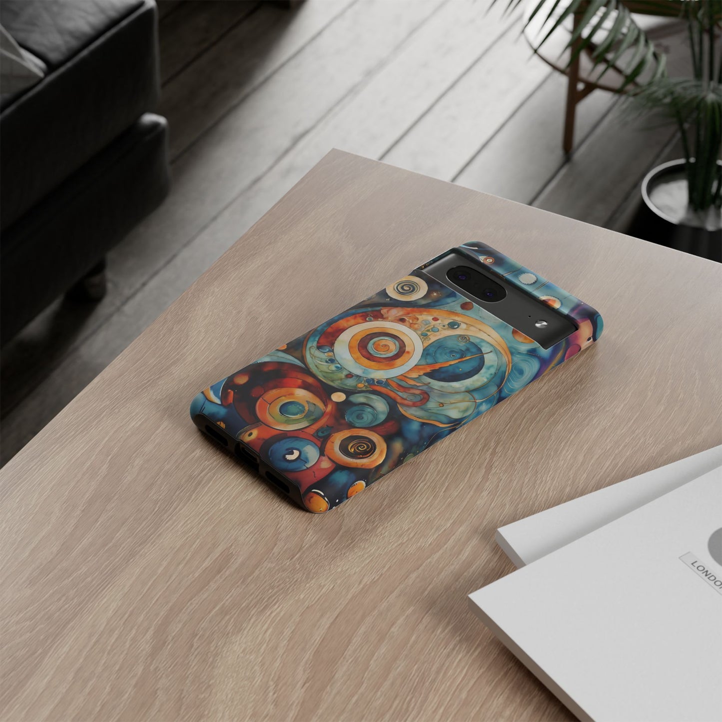 Phone Cases - Beautiful Abstract Circular Art Design