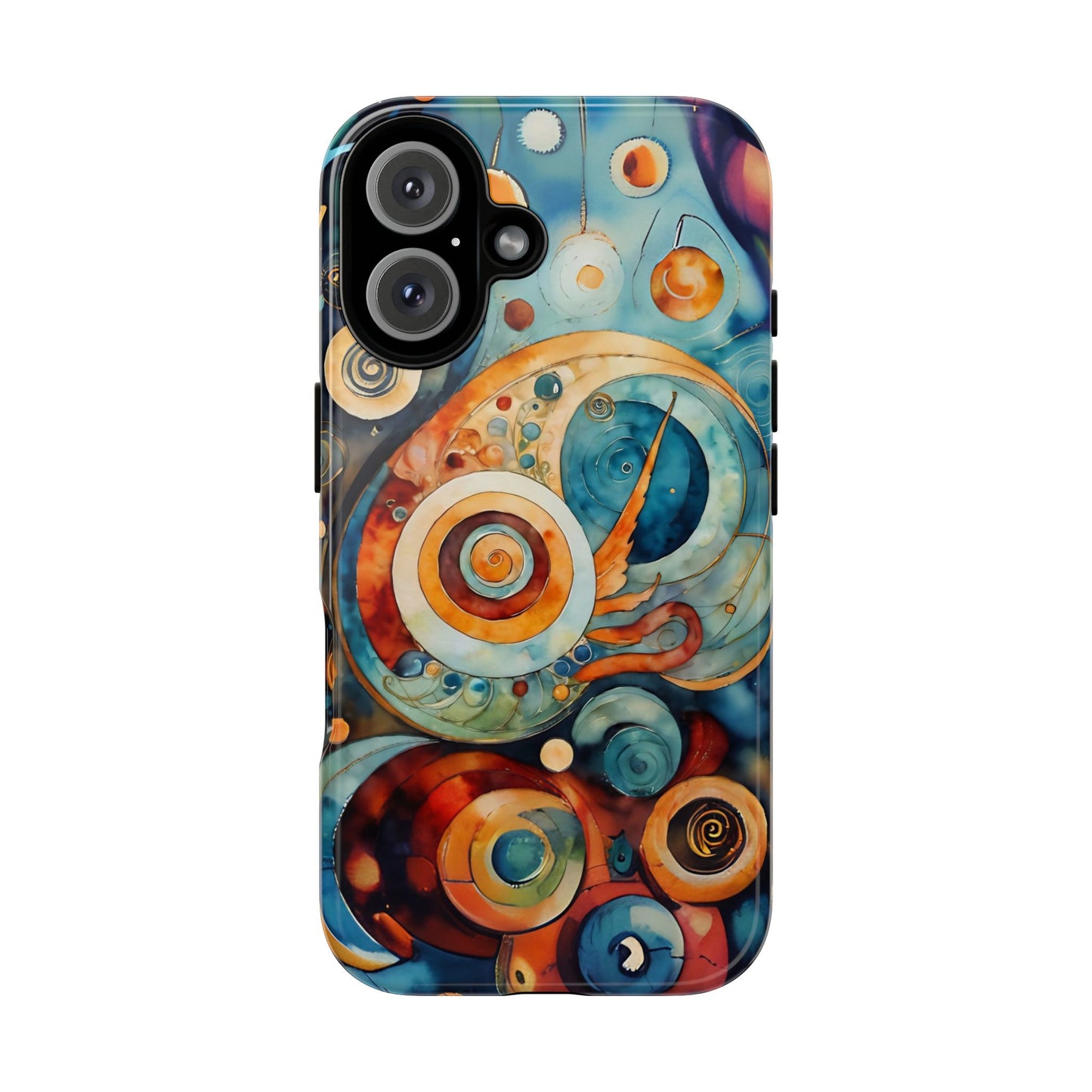 Phone Cases - Beautiful Abstract Circular Art Design