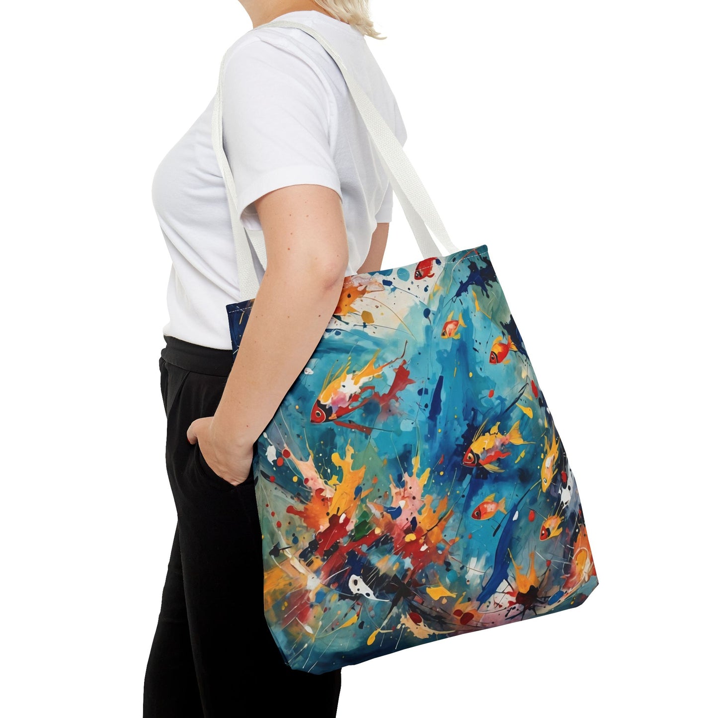 Fish Art Tote Bag
