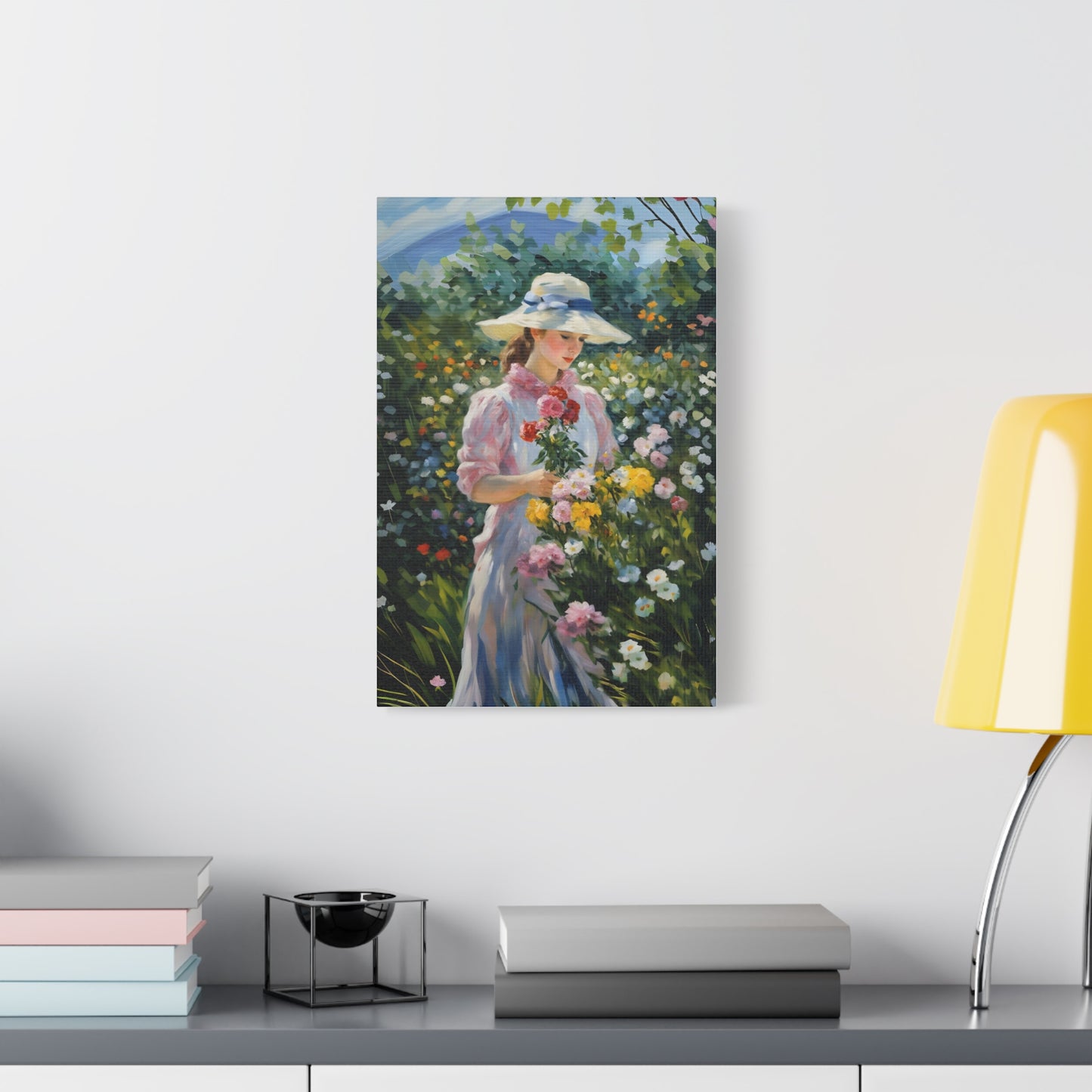 Floral Serenity Canvas Art - Stretched Matte 1.25"