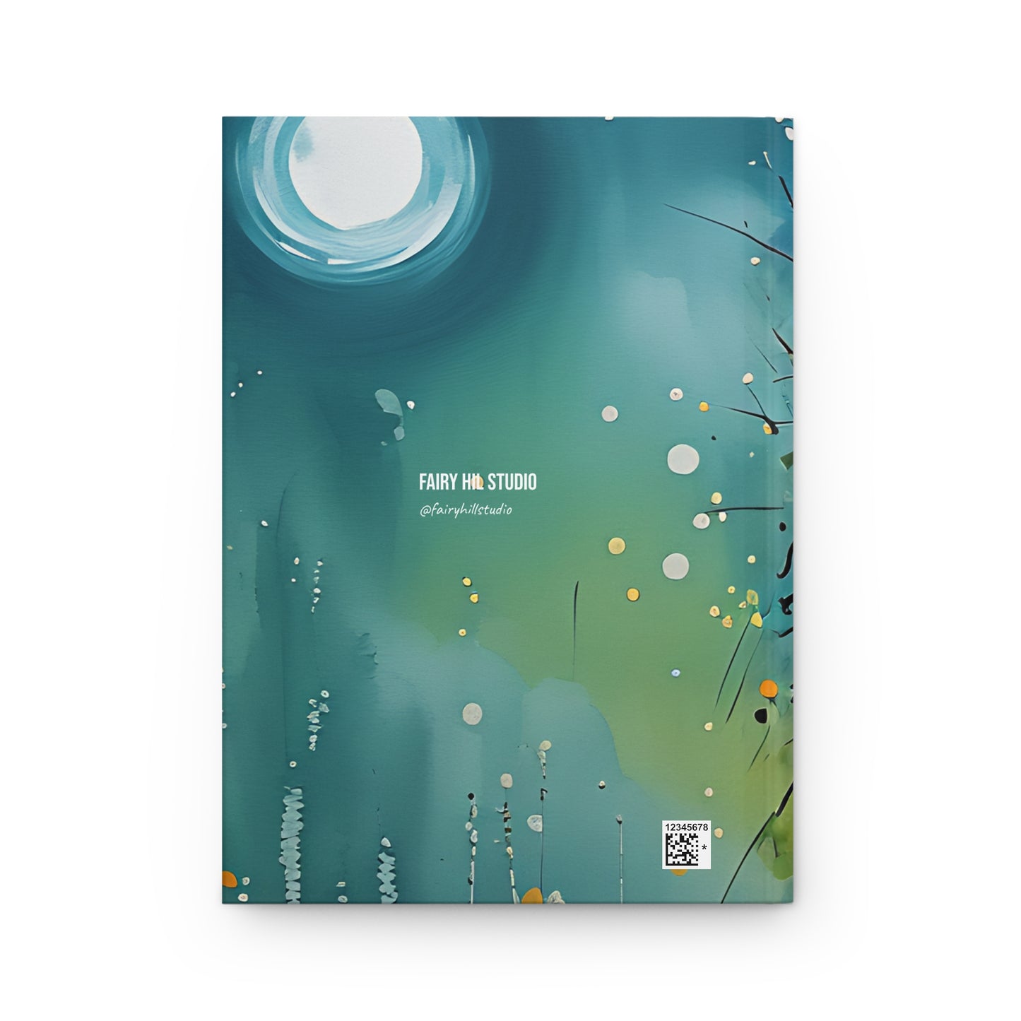 Music Notes Hardcover Journal
