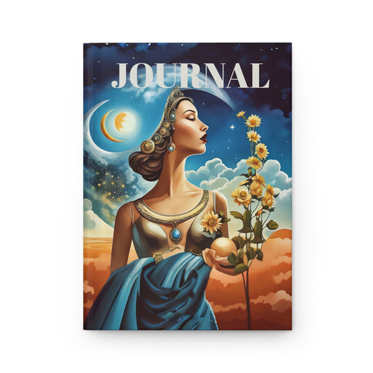 Hardcover Sun moon and stars Art Matte