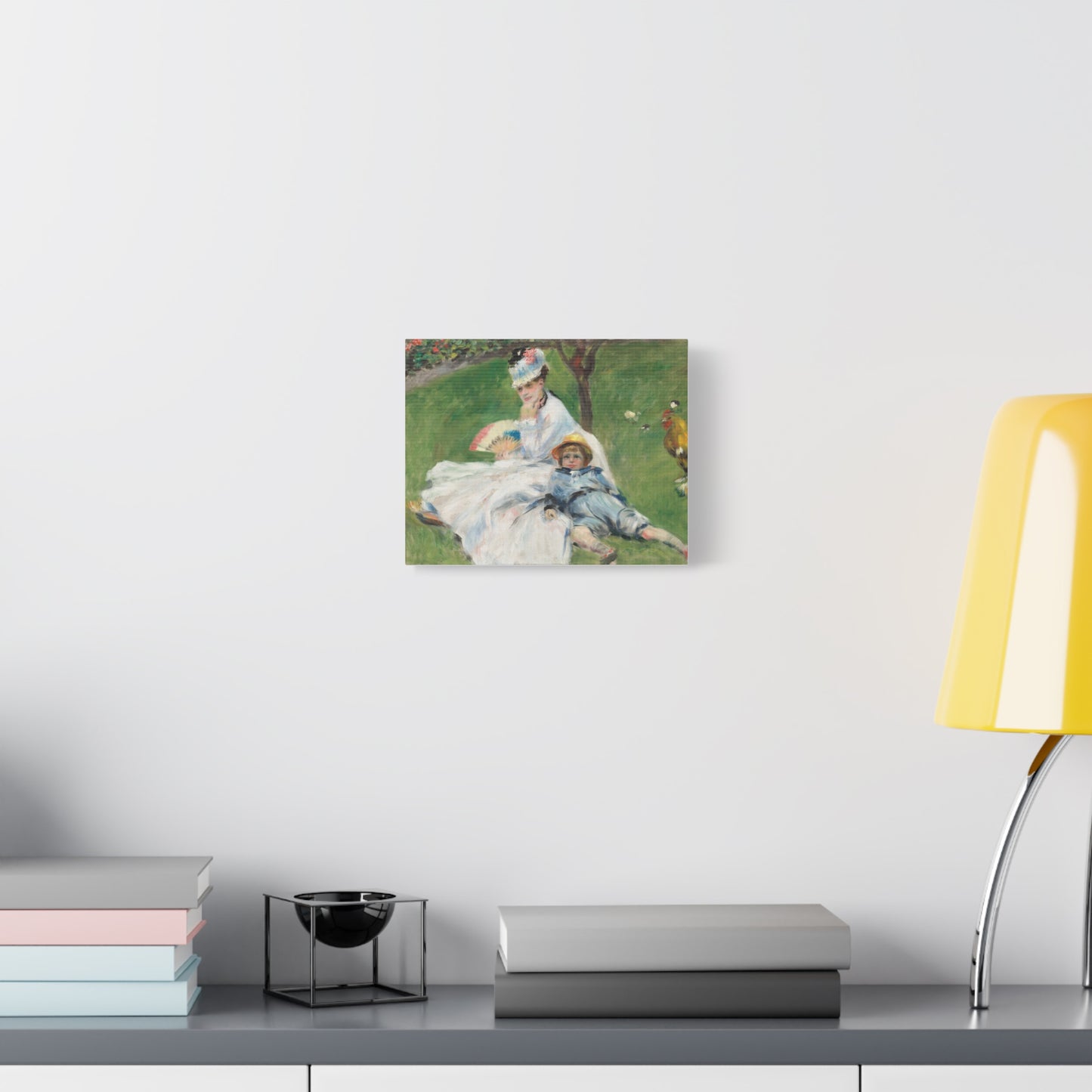 Canvas Print -   Madame Monet and Her Son by Auguste Renoir
