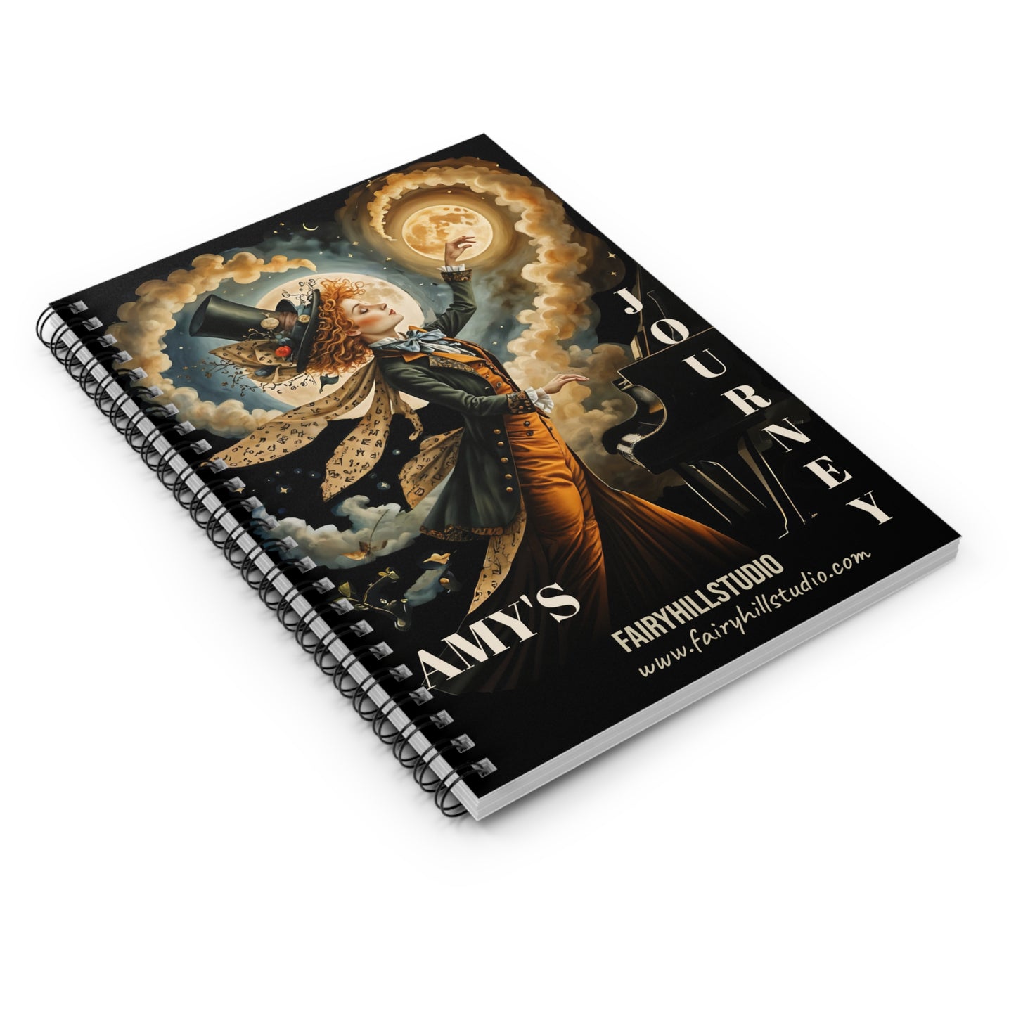 Fairy Magic Journal Personalized Journal Gift notebook - Customized Journal Personalized Notebook Gift Spiral Notebook - Ruled Line