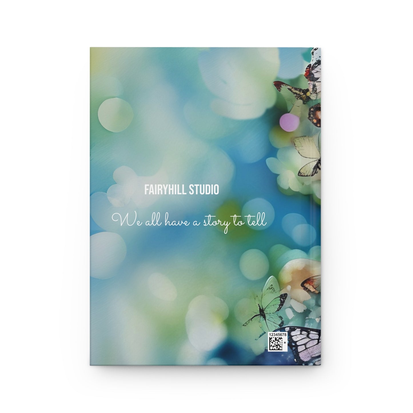 Hardcover Butterfly Heaven Santuary Art Matte