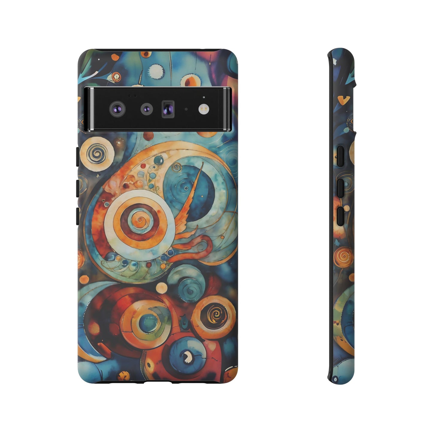 Phone Cases - Beautiful Abstract Circular Art Design