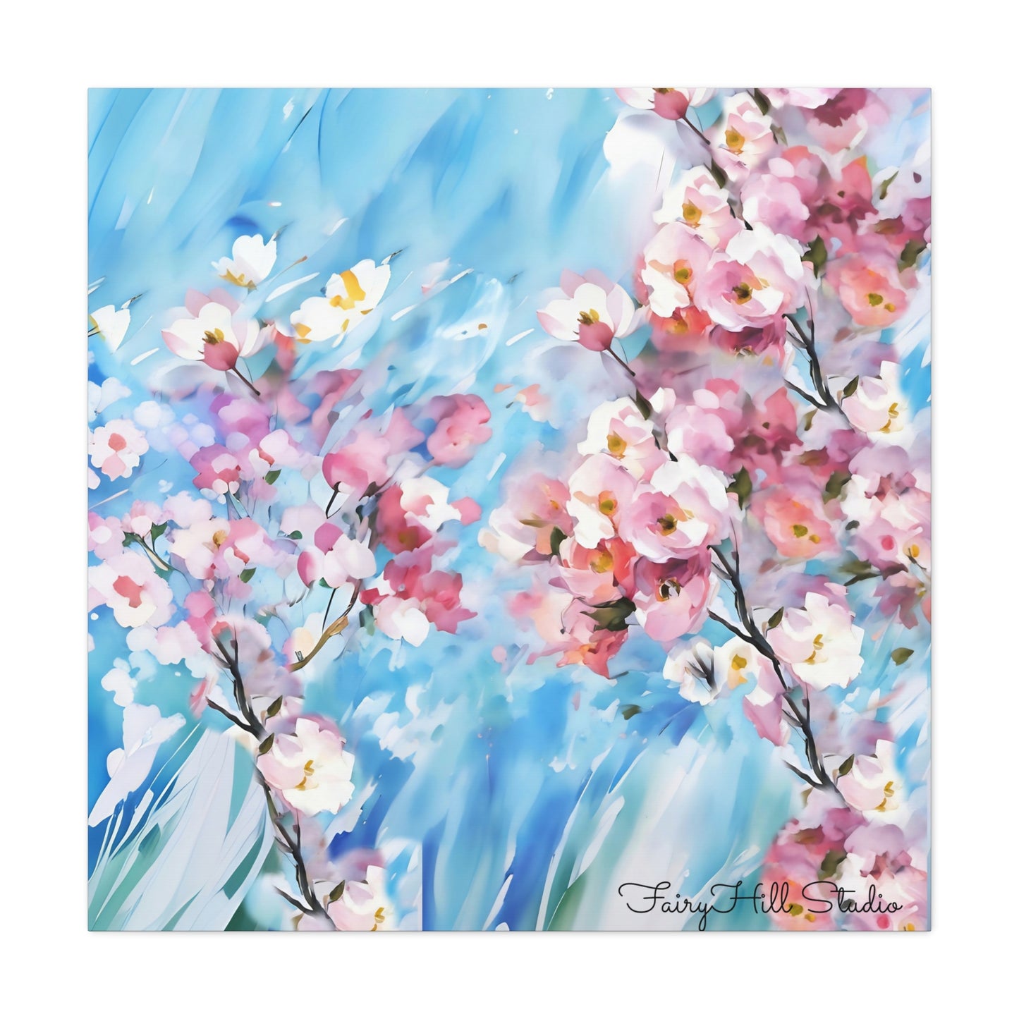 Canvas Wall Art - Floral Cherry Blossom