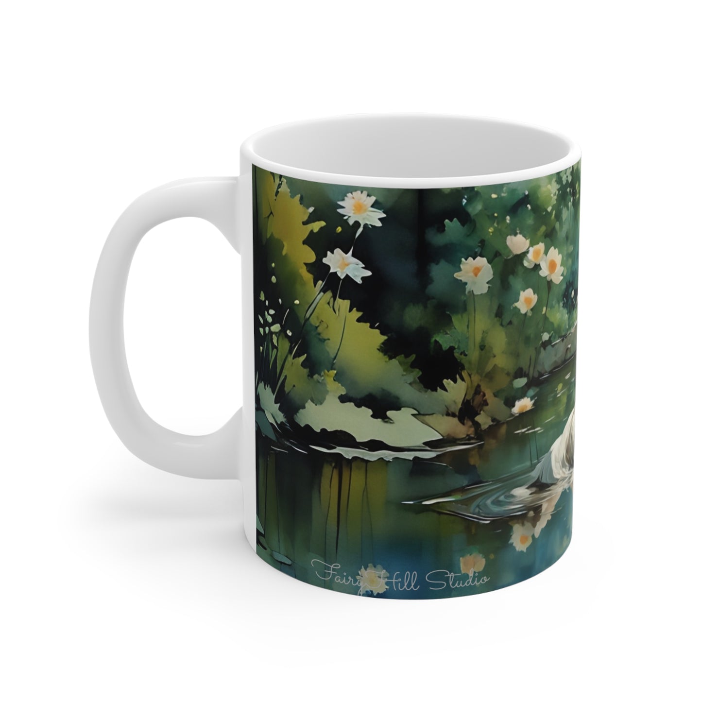 Mug: Lily Pond Girl 11oz