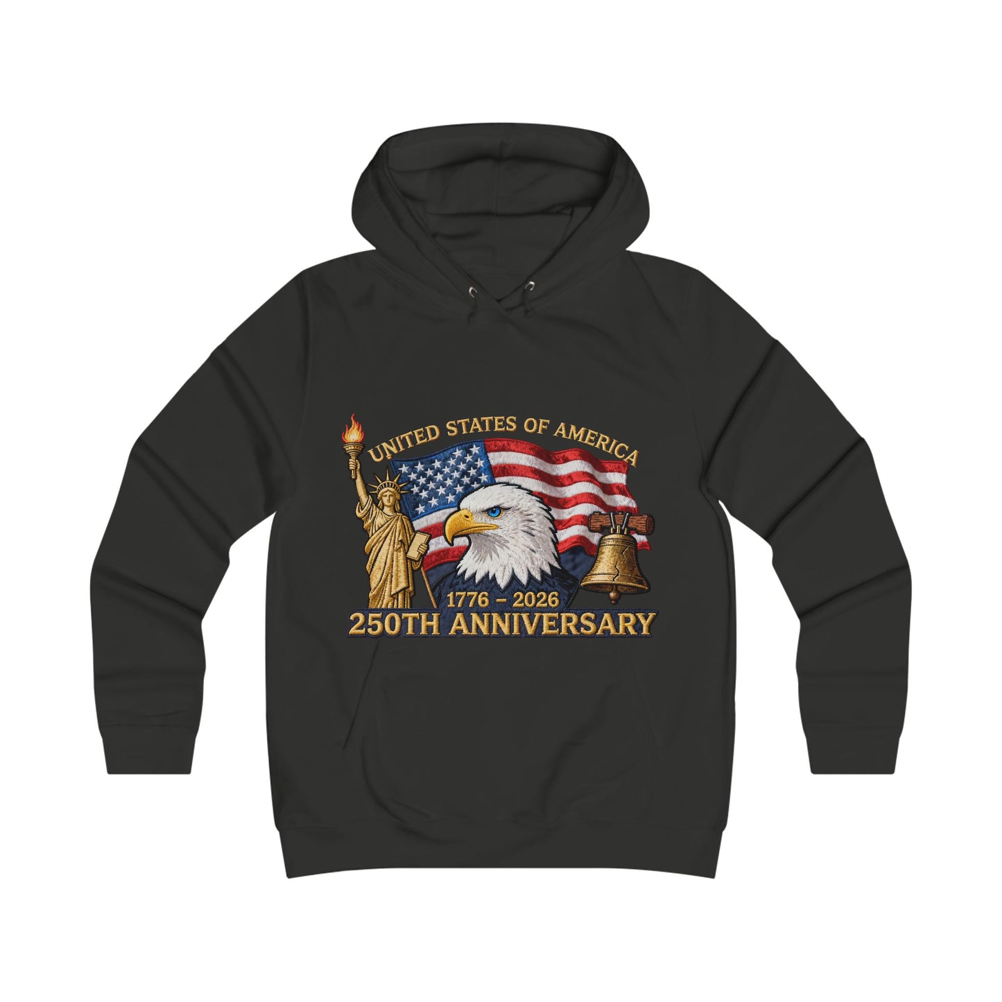 USA 250 year Anniversary hoddieGirlie College Hoodie