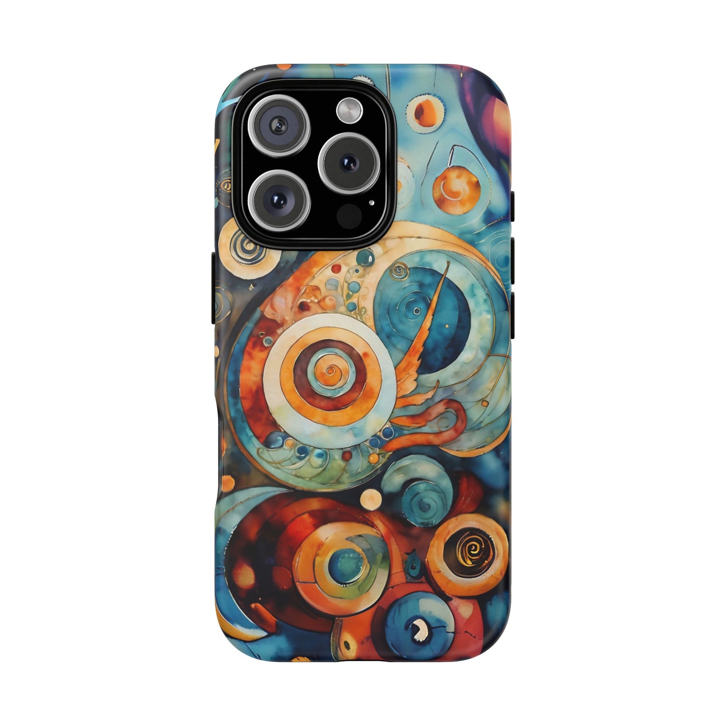 Phone Cases - Beautiful Abstract Circular Art Design