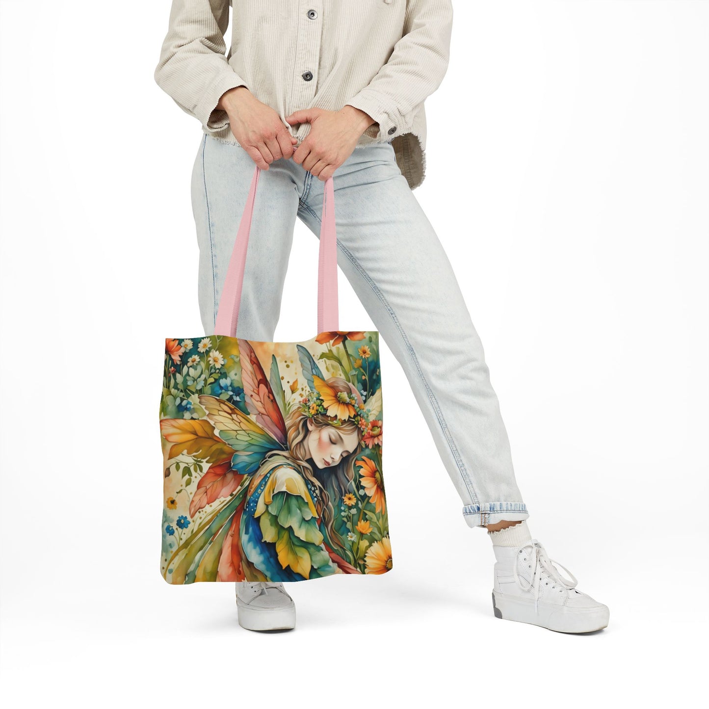 Colorful nature-Inspired Canvas Tote Bag - Perfect for Beach Days, Eco-Friendly Shopping, and Summer Fun!
