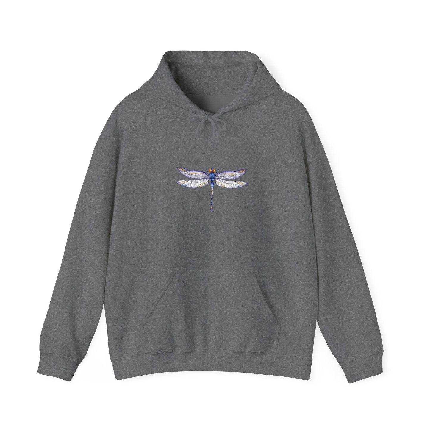 Dragonfly Art Hoodie, Cozy Unisex Sweatshirt, Nature Lover Gift, Botanical Apparel, Spring Fashion, Relaxed Style