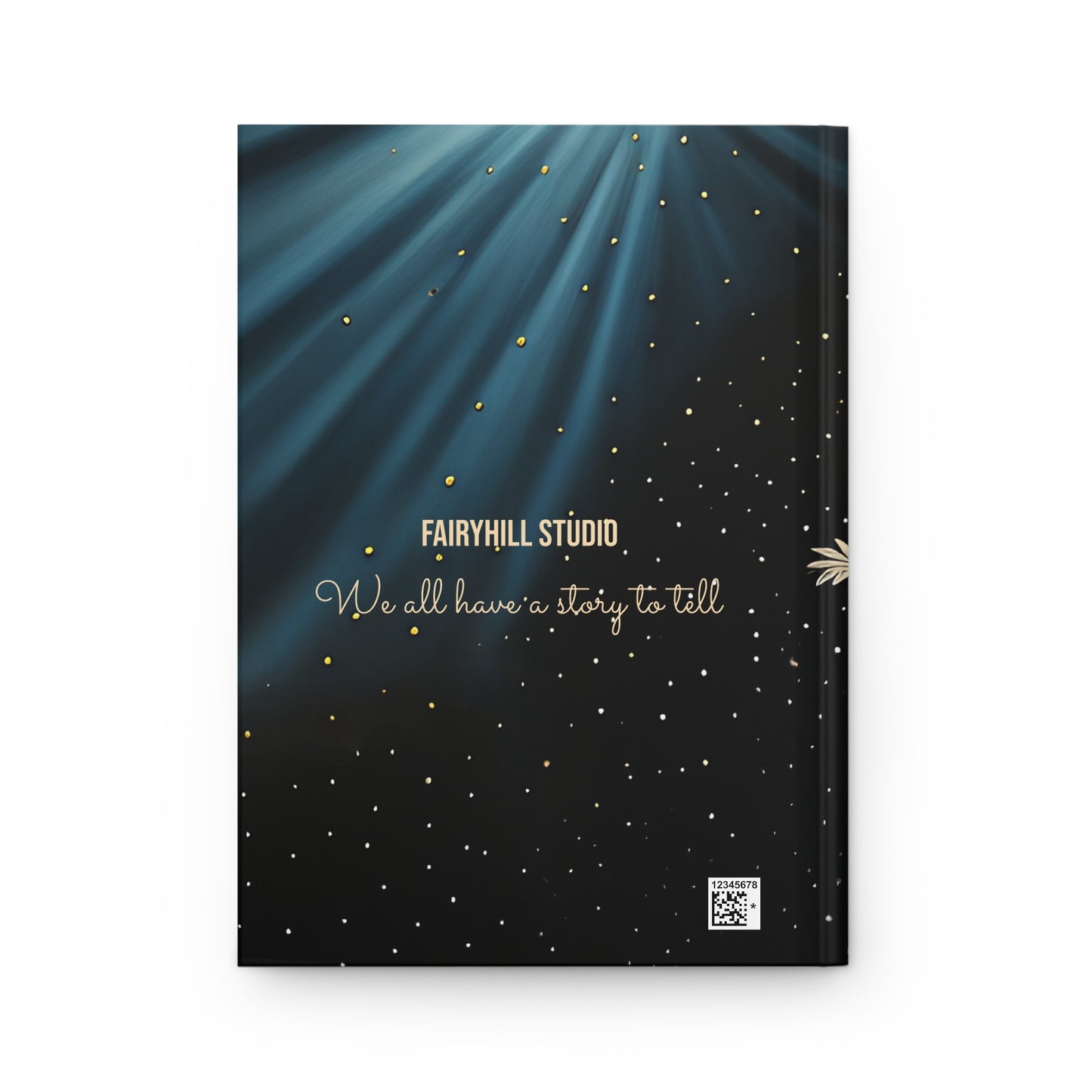 Hardcover Journal Moon and Stars Art Matte