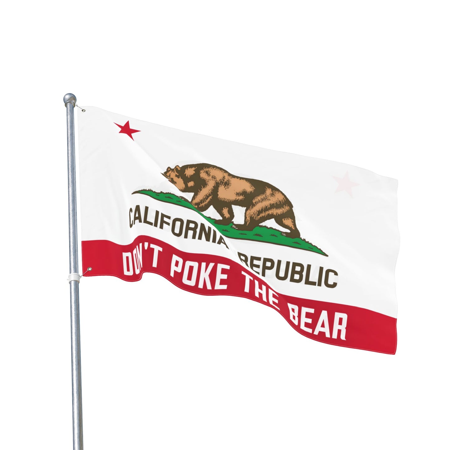3x5 ft California Don't Poke the Bear  Double Sided Flag