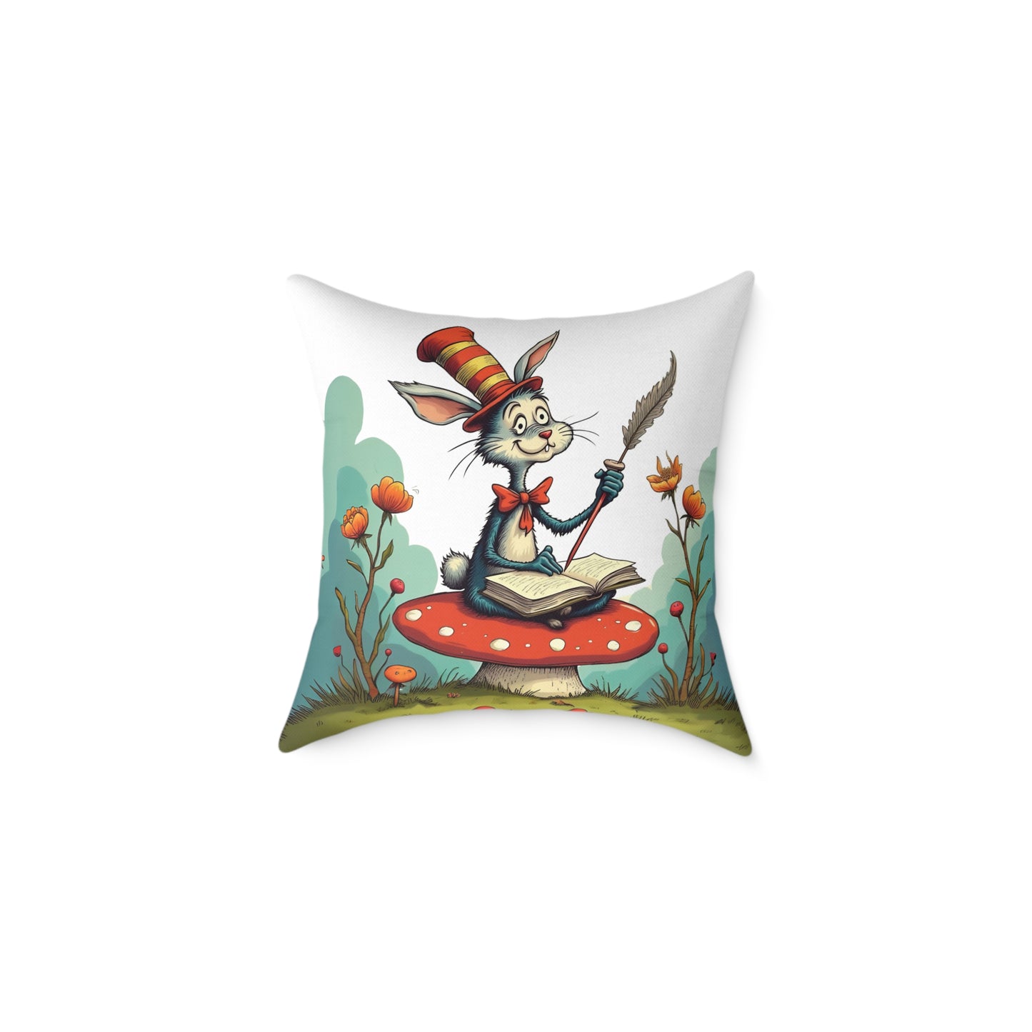 Whimsical Animal Pillow, Cozy Home Decor, Kid's Room Accessory, Playful Art Piece, Gift for Children