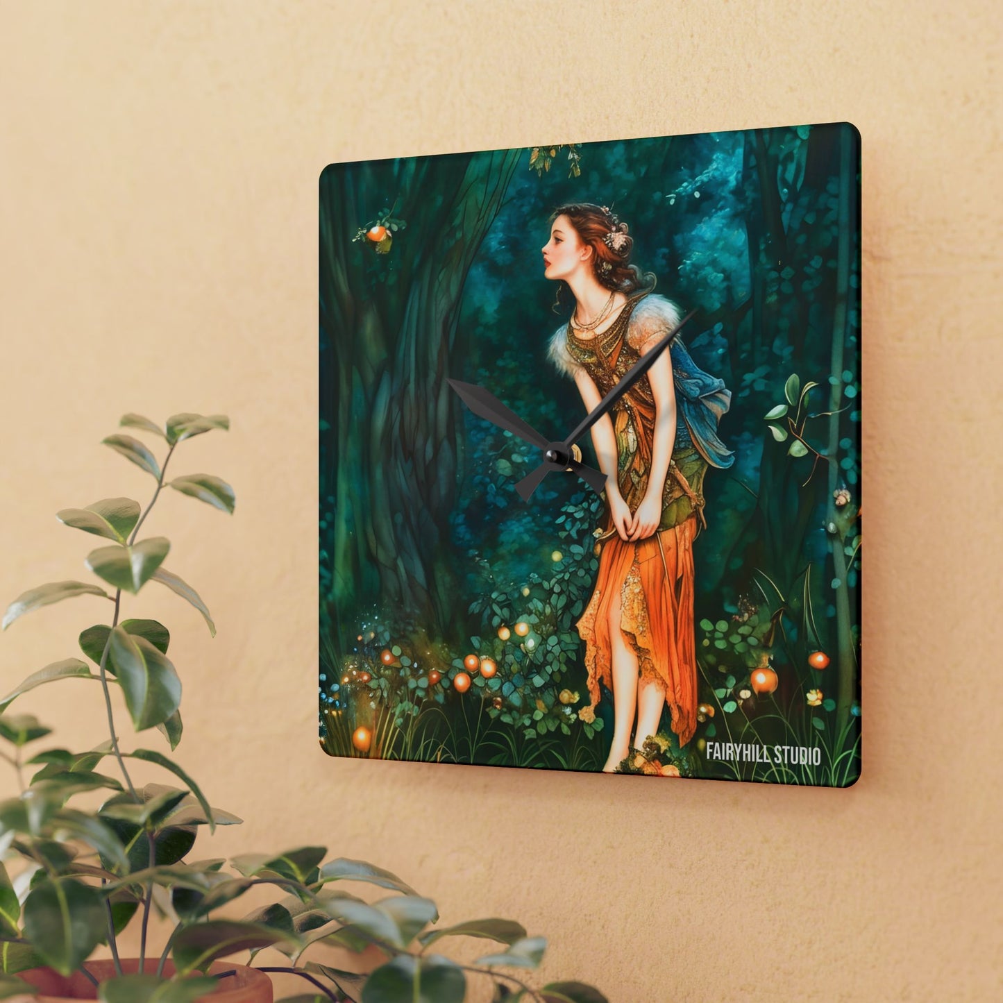 Fairy Forest  Wall Clock