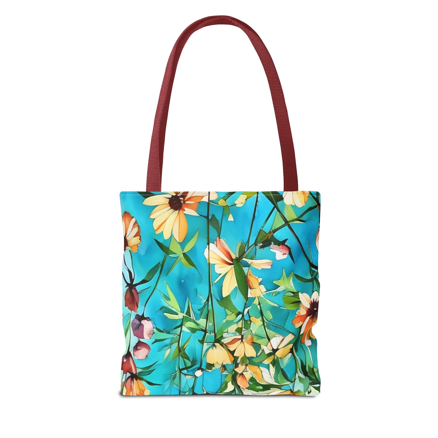 Blue Wild Flowers Tote Bag
