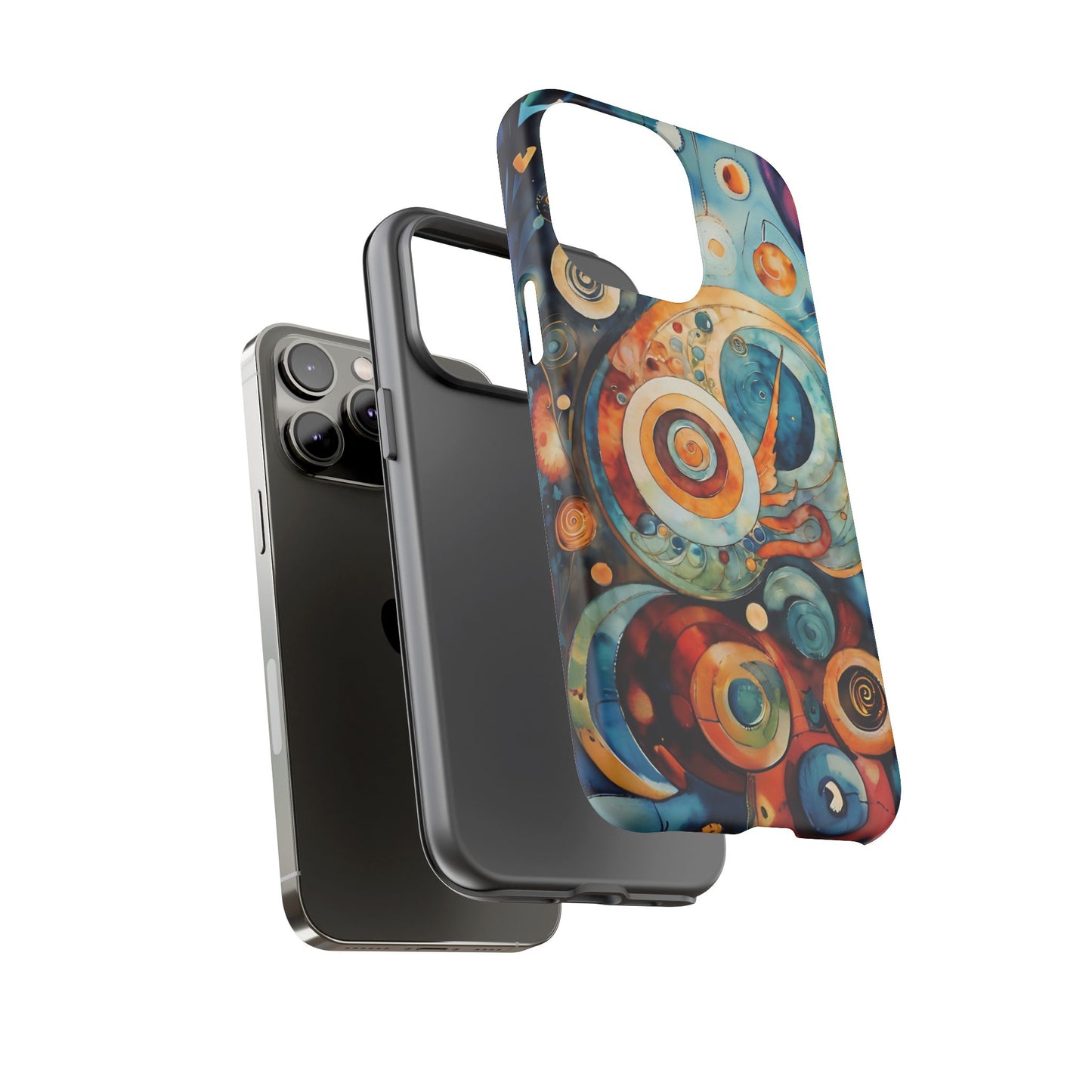 Phone Cases - Beautiful Abstract Circular Art Design