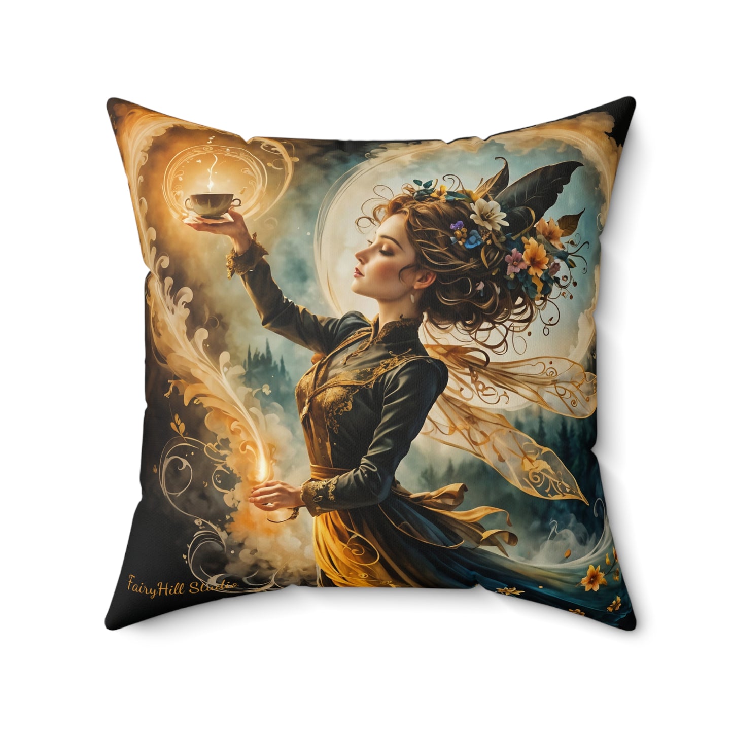 Spun Polyester Square Pillow
