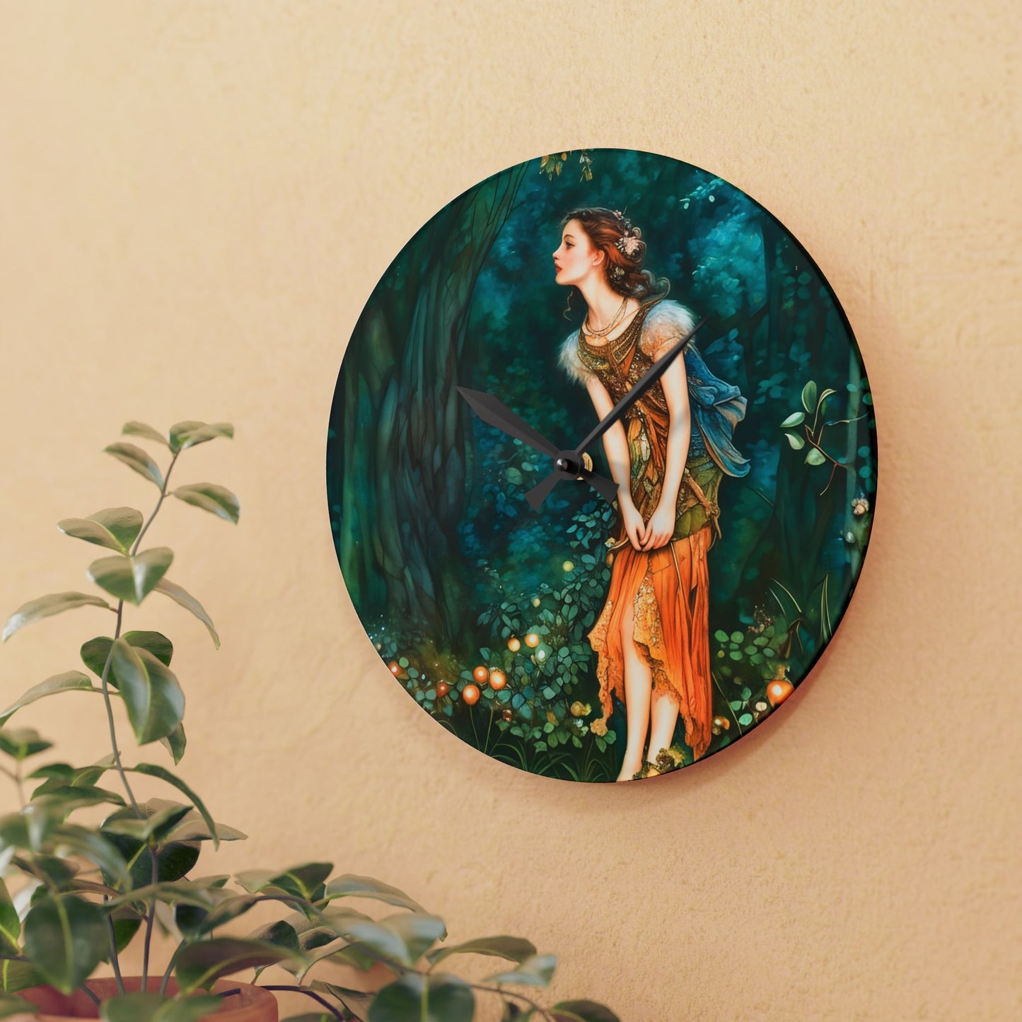 Fairy Forest  Wall Clock