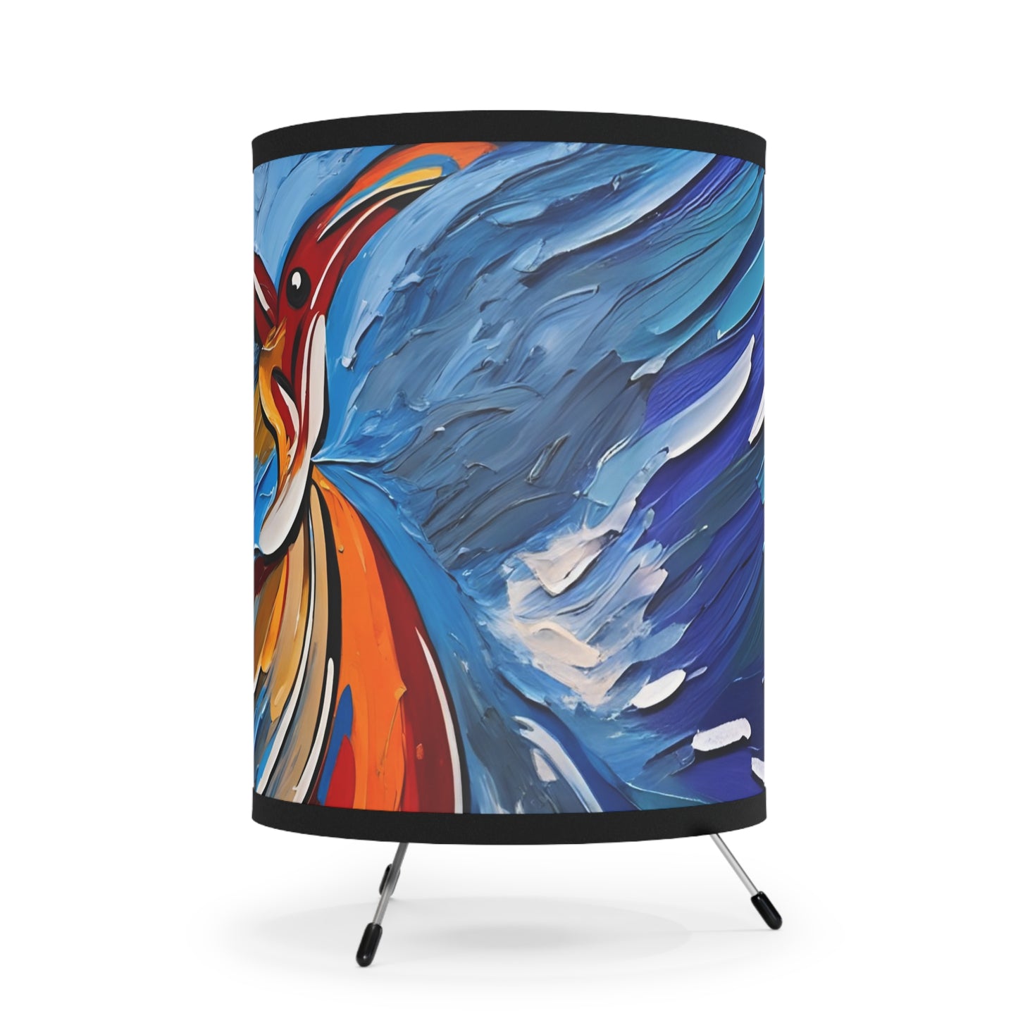 Tripod Lamp, Rumi Quote Design - Home Decor Art by Fairyhill Studio