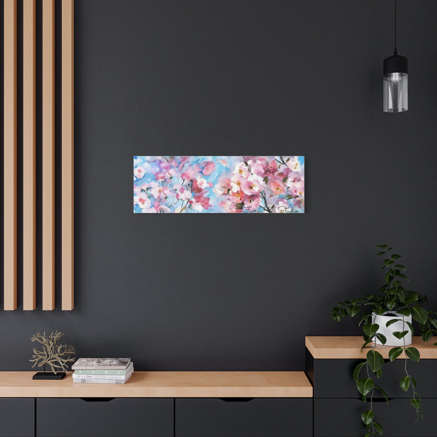 Canvas Wall Art - Floral Cherry Blossom