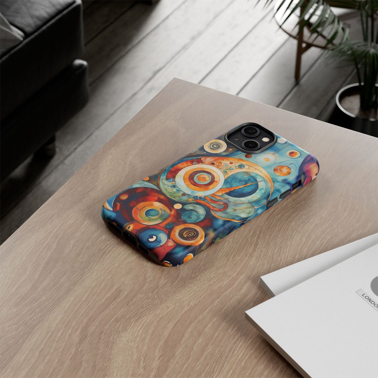 Phone Cases - Beautiful Abstract Circular Art Design