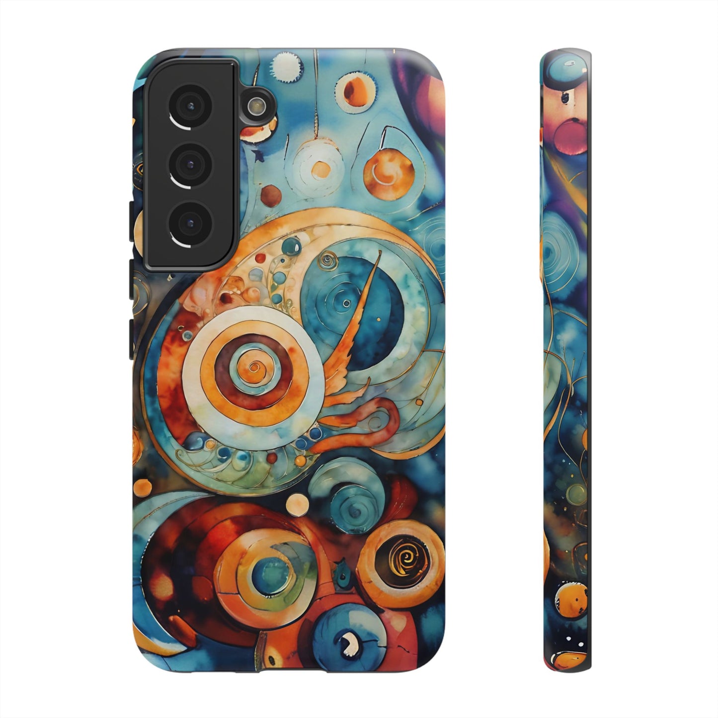 Phone Cases - Beautiful Abstract Circular Art Design