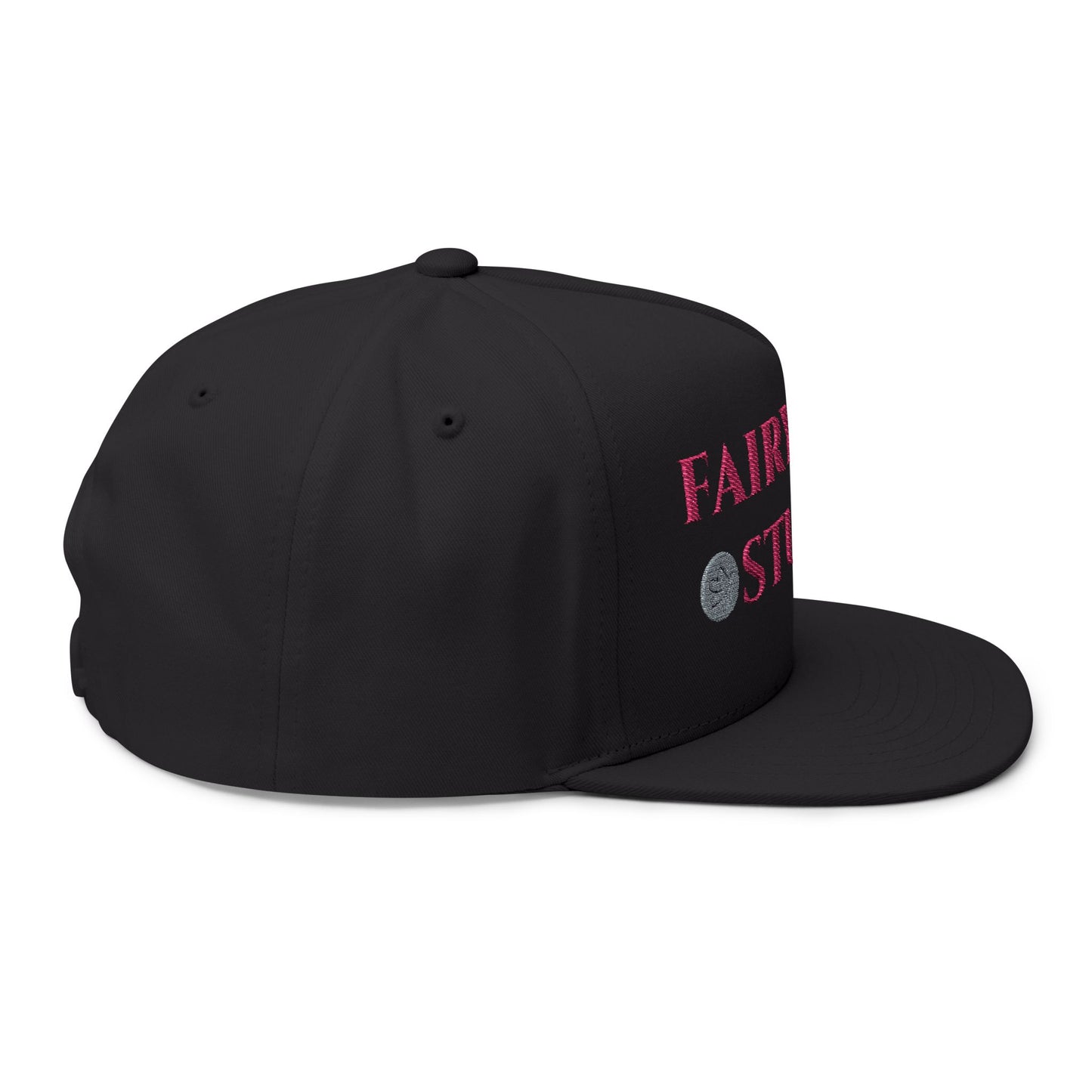 Flat Bill Cap — Fairyhill Studio Embroidered Logo Snapback
