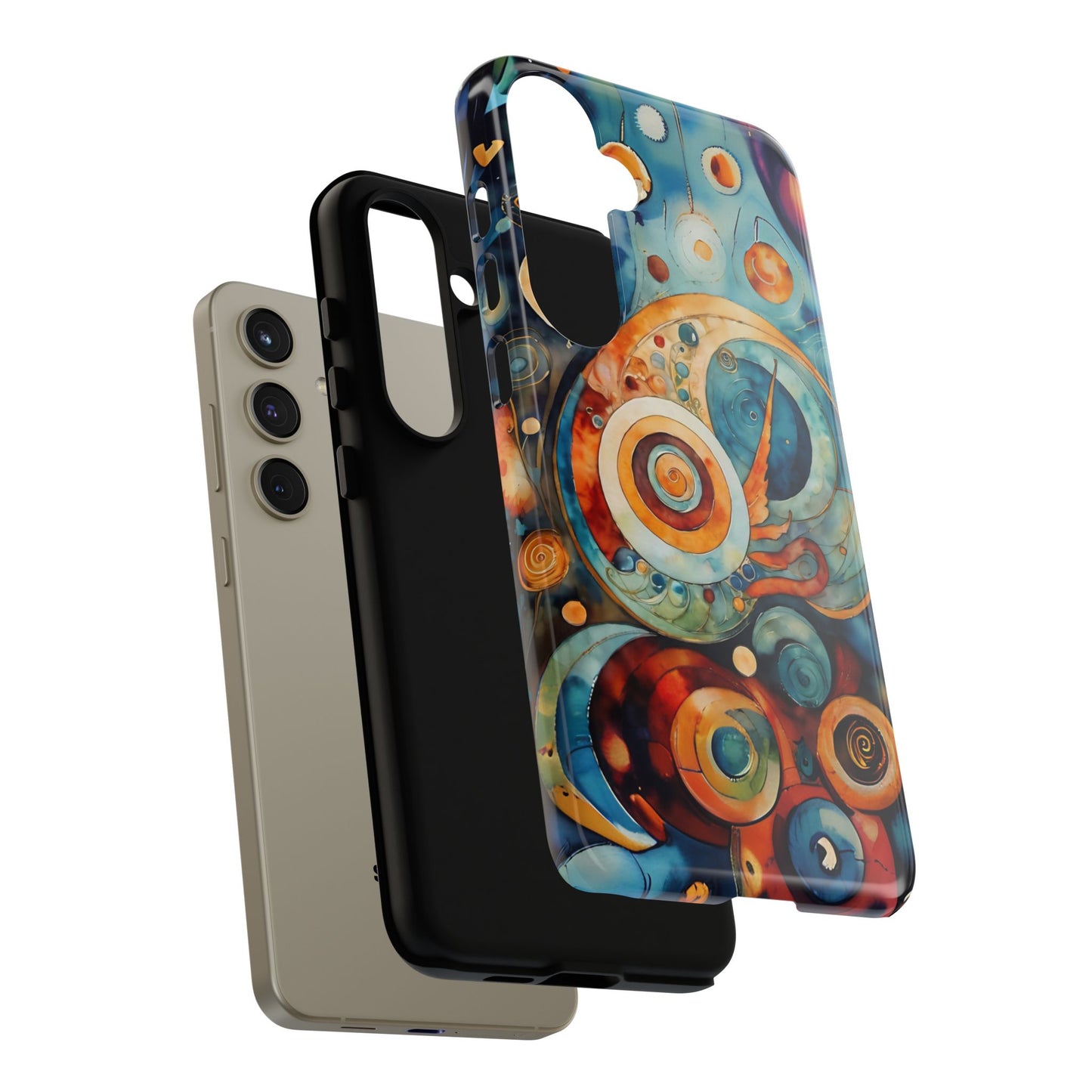 Phone Cases - Beautiful Abstract Circular Art Design