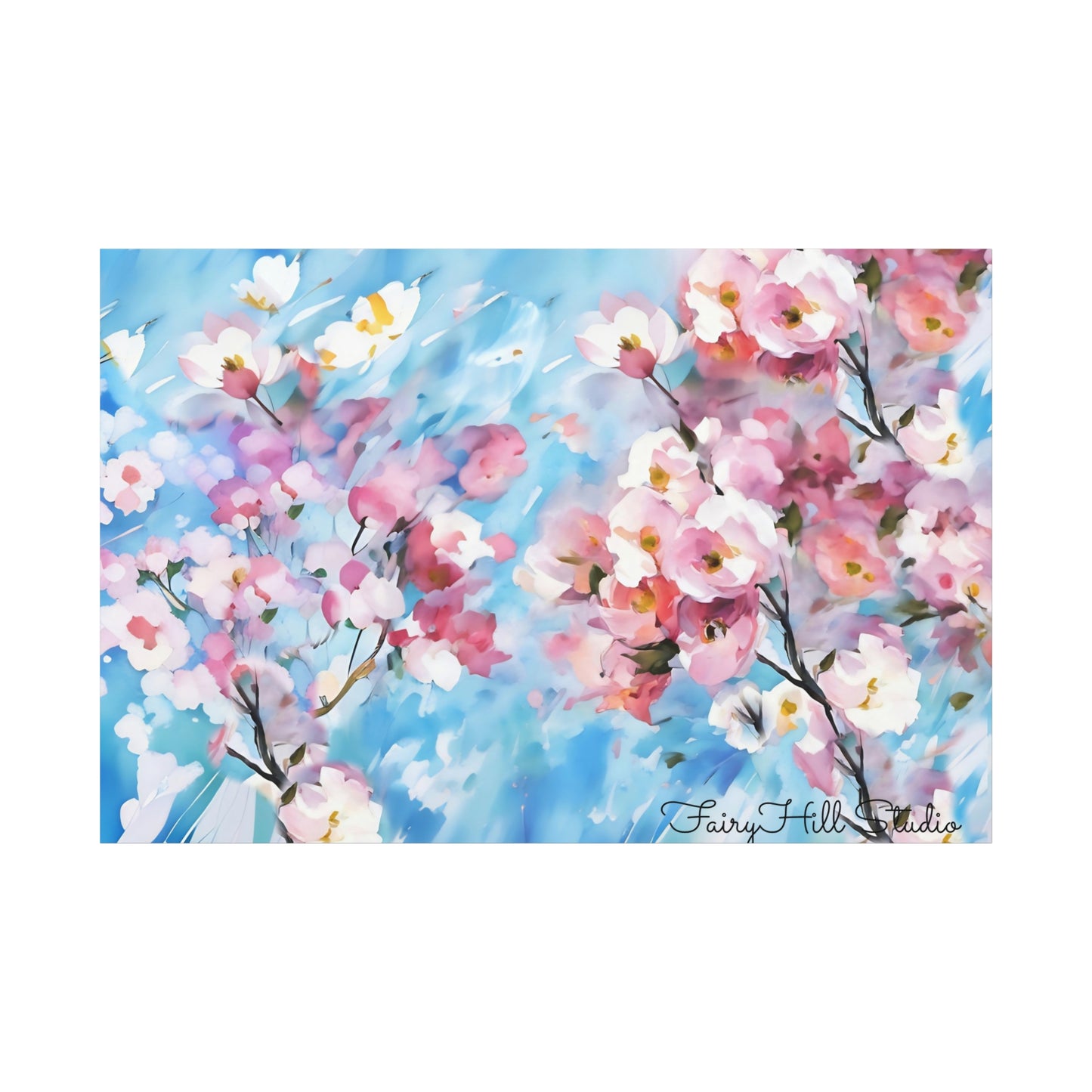 Canvas Wall Art - Floral Cherry Blossom