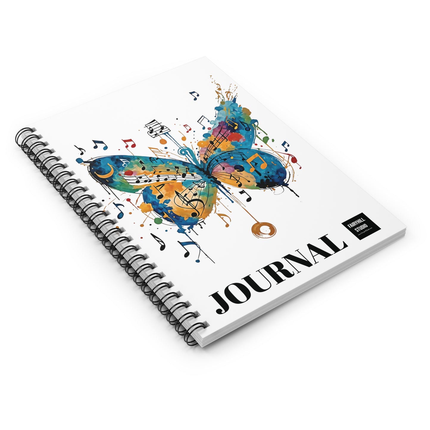 Butterfly Spiral Notebook