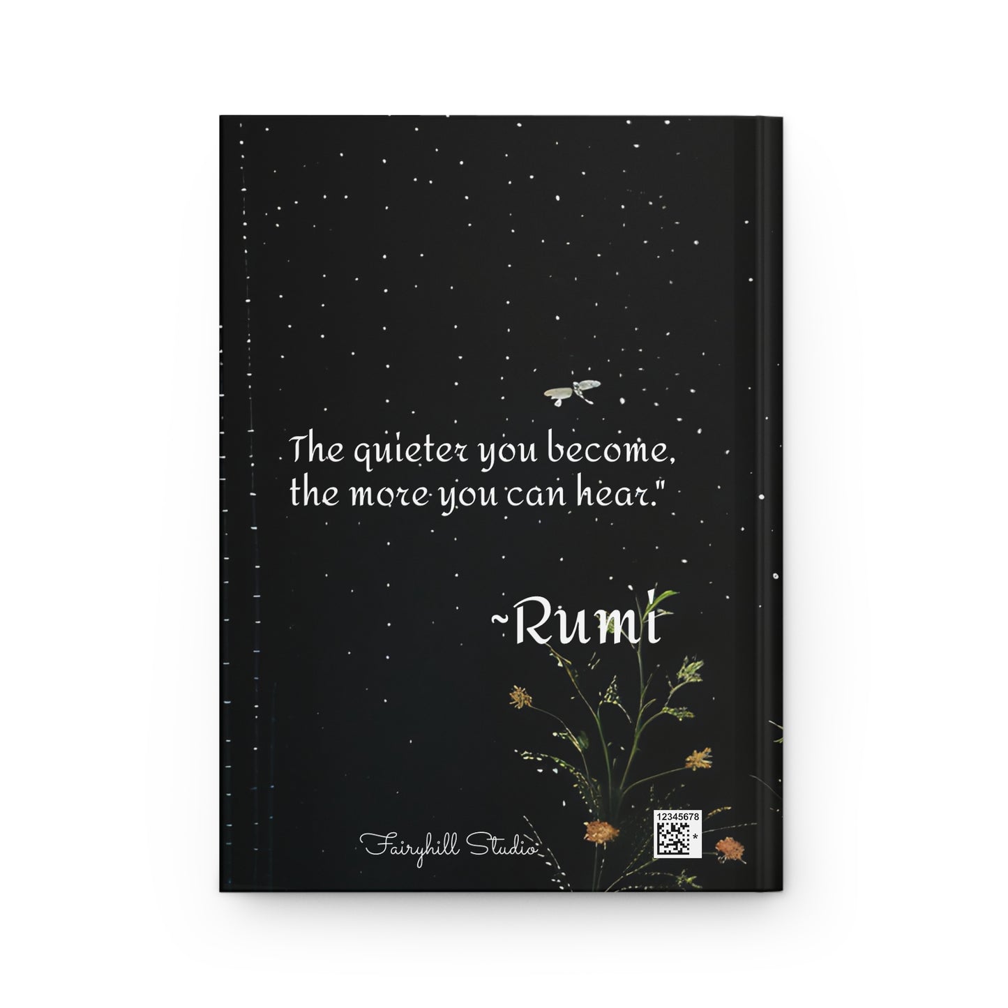 Hardcover Journal Rumi Spiritual Quote Matte
