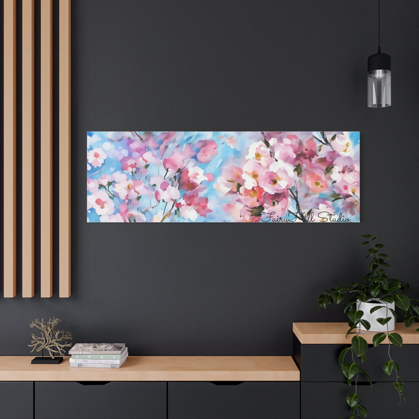 Canvas Wall Art - Floral Cherry Blossom
