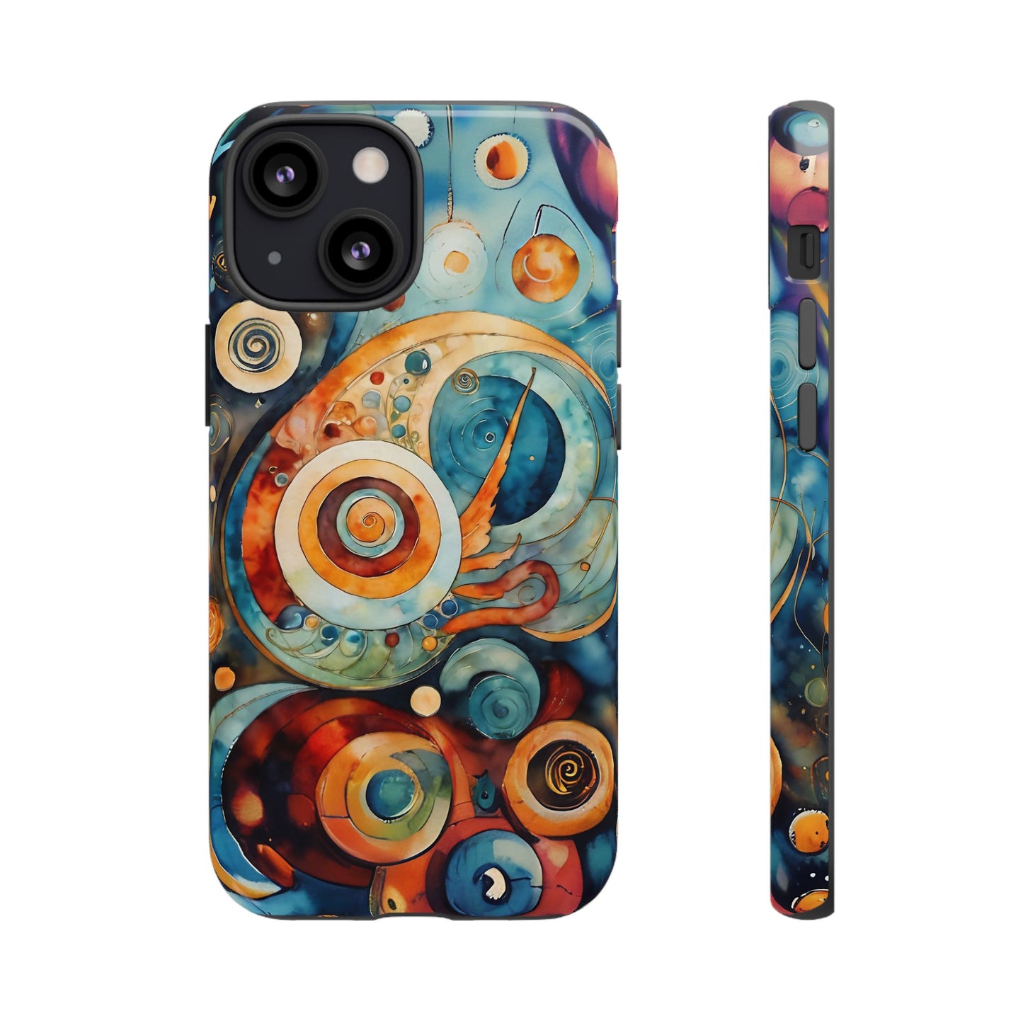 Phone Cases - Beautiful Abstract Circular Art Design