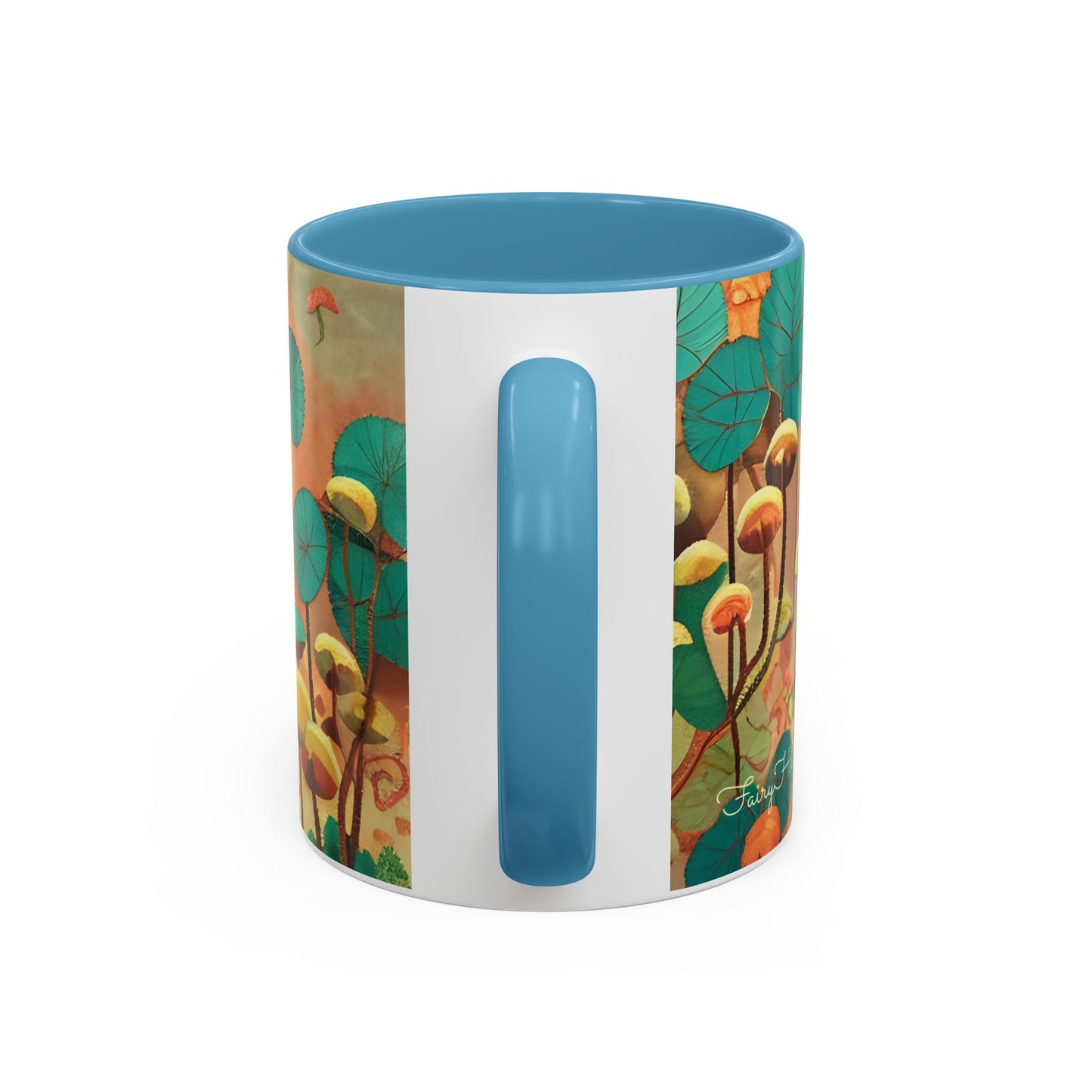 Mushroom Fairy Art-Themed Coffee Mug - 11 & 15oz Accent Mug for Musroom  Fsiry Lovers