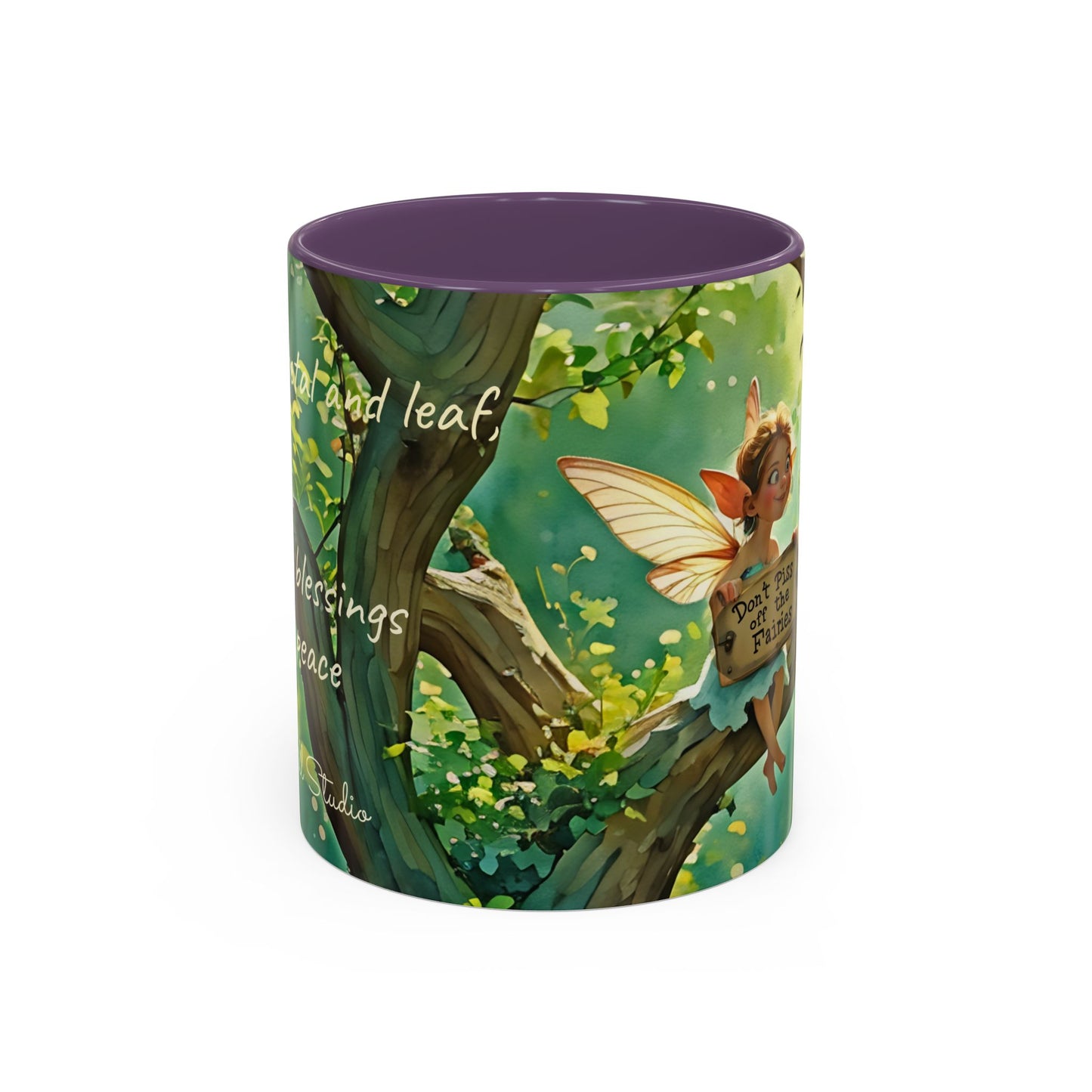 Garden fairy-Themed Coffee Mug - 11 & 15oz Accent Mug for Fairy Lovers
