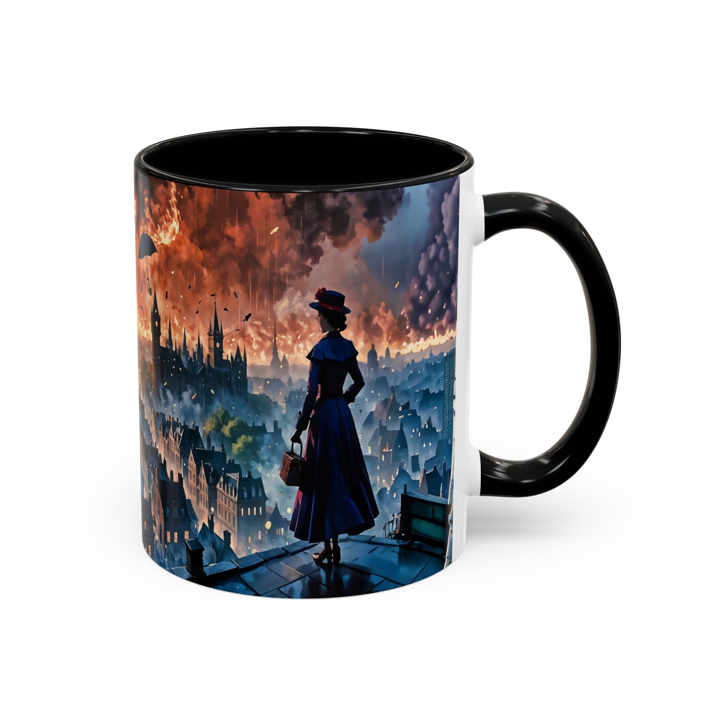 Coffee Mug Mary Poppins Night Cityscape 11oz