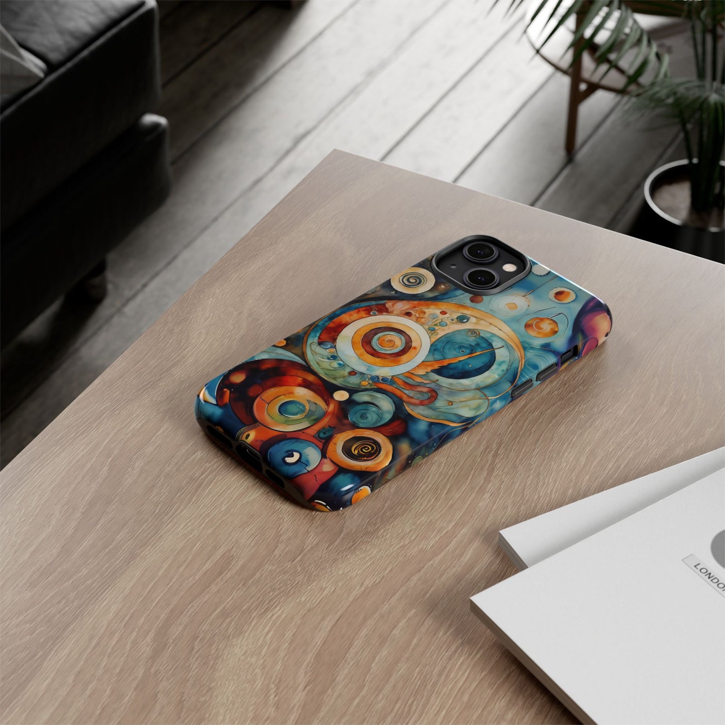 Phone Cases - Beautiful Abstract Circular Art Design