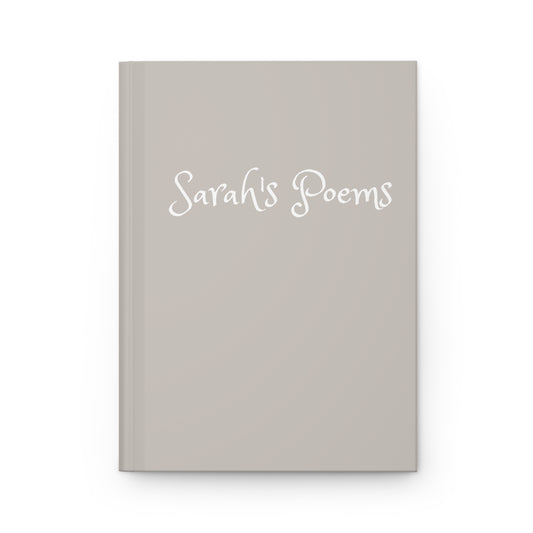Custom Hardcover Journal Matte - Personalized Light Dusty Gray Fairyhill Studio Design