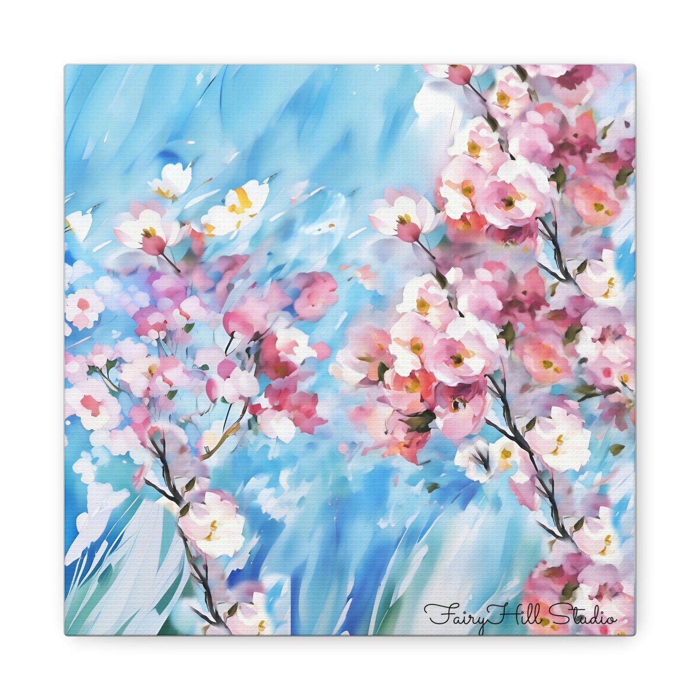 Canvas Wall Art - Floral Cherry Blossom