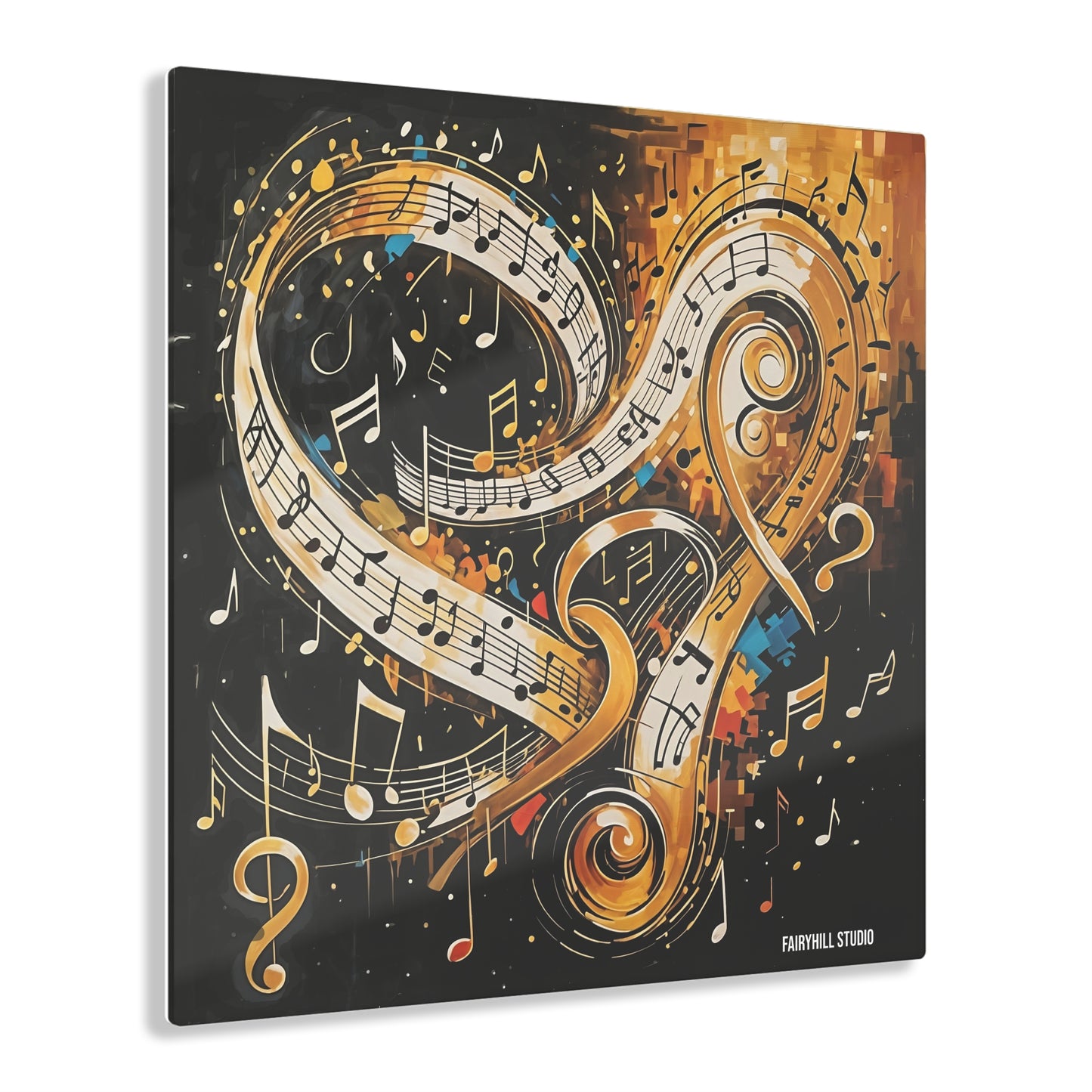 Art Acrylic Prints Love for Music