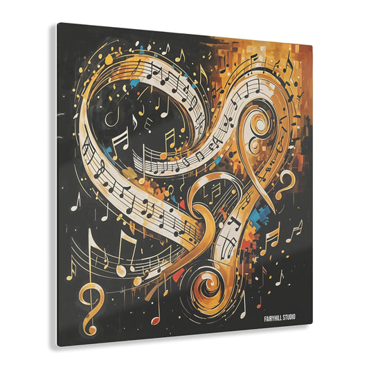 Art Acrylic Prints Love for Music